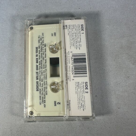 Boxcar Willie Goin’ Back To Texas Cassette Album Country Music Made In Canada - Picture 2 of 4